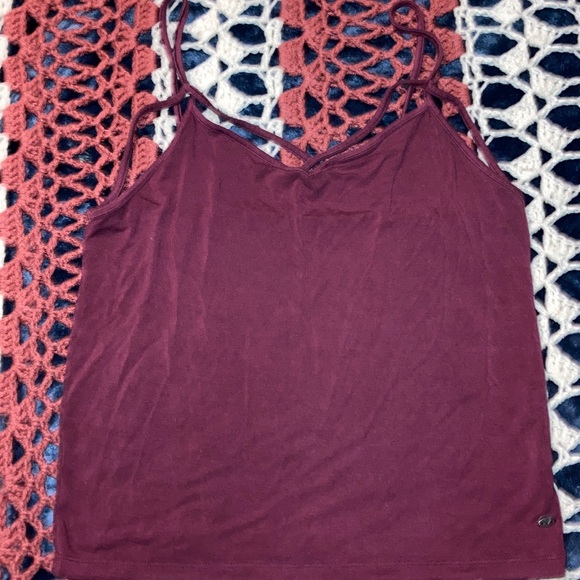 American Eagle Outfitters Tops - AMERICAN EAGLE violet tank top